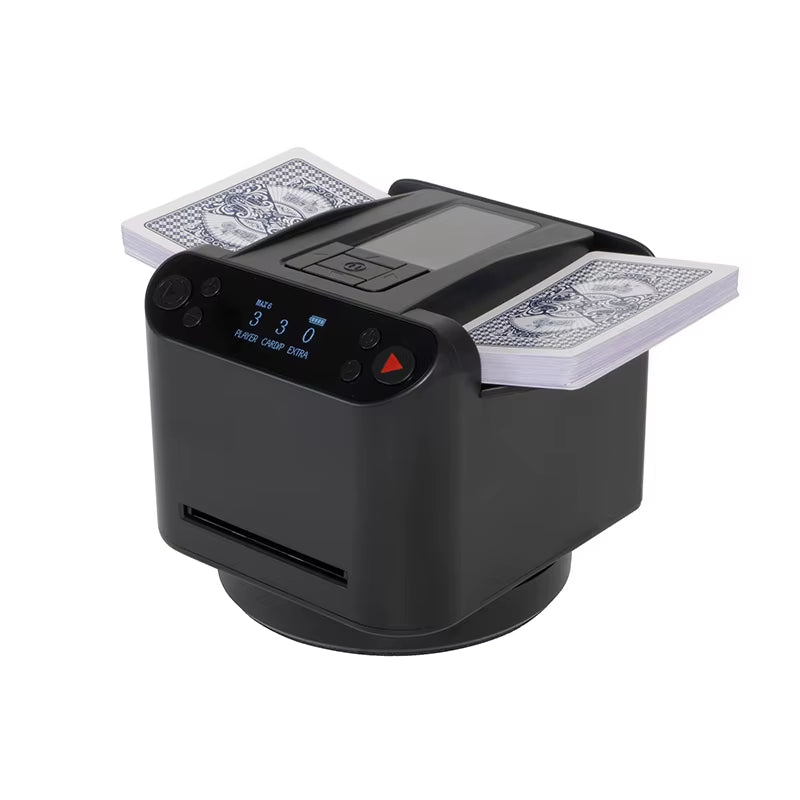 Automatic Card Dispenser for Outdoor Camping, Birthday Parties Adjustable Card Dealing Speed Desktop Gaming Equipment Card Machi