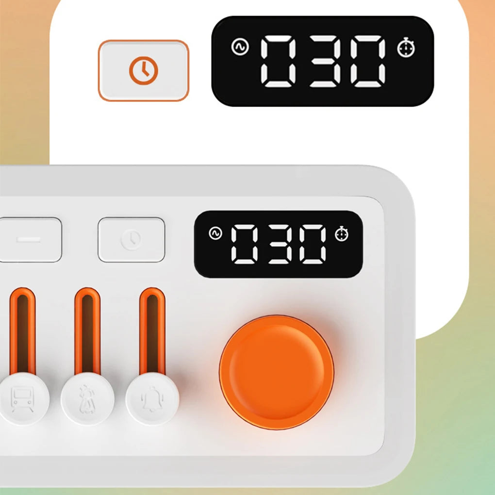 Smart Sleep Aid Speaker with RGB Night Light, 12 Colors, 8 Nature Sounds, White Noise Machine, Bluetooth-Compatible