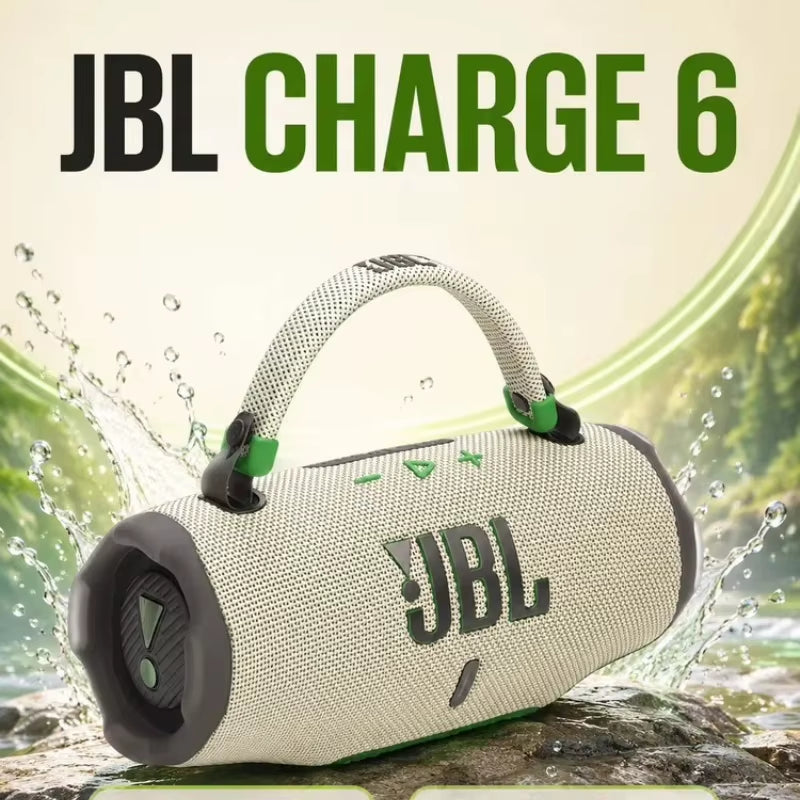 Charge 6 Portable Wireless Bluetooth Speaker - IP68 Waterproof Outdoor Stereo Bass Speaker