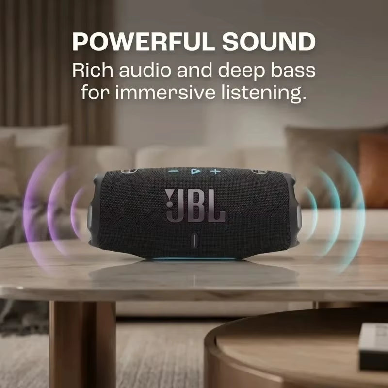 Charge 6 Portable Wireless Bluetooth Speaker - IP68 Waterproof Outdoor Stereo Bass Speaker