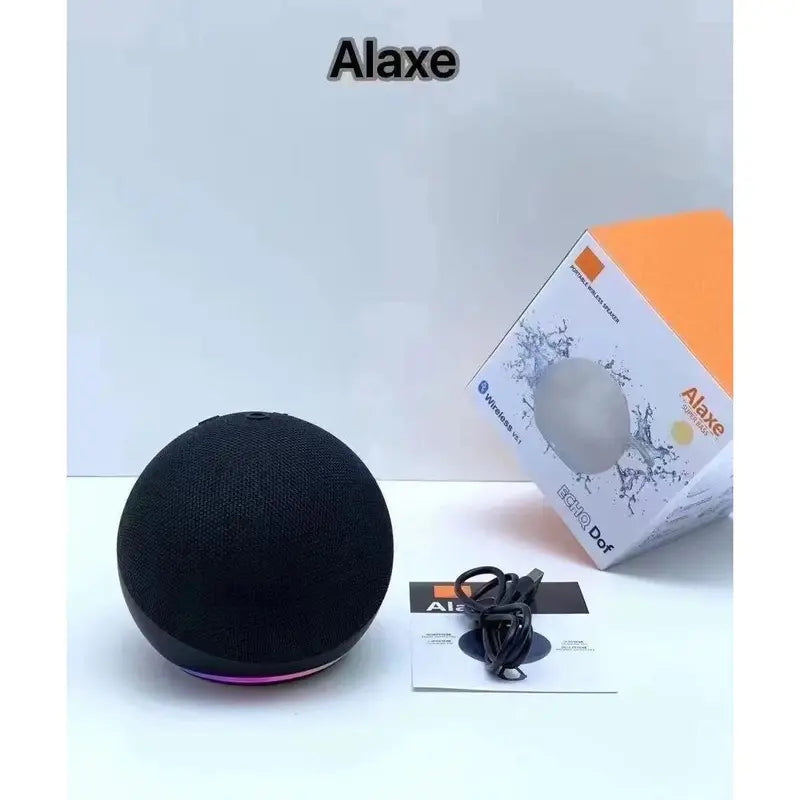 Compact Portable Wireless Bluetooth Speaker with RGB Lighting, Waterproof Subwoofer, USB Charging, and Multifunctional Features for Home and Outdoor Use