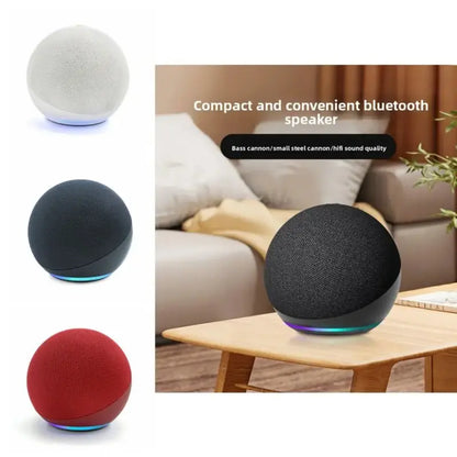 Compact Portable Wireless Bluetooth Speaker with RGB Lighting, Waterproof Subwoofer, USB Charging, and Multifunctional Features for Home and Outdoor Use