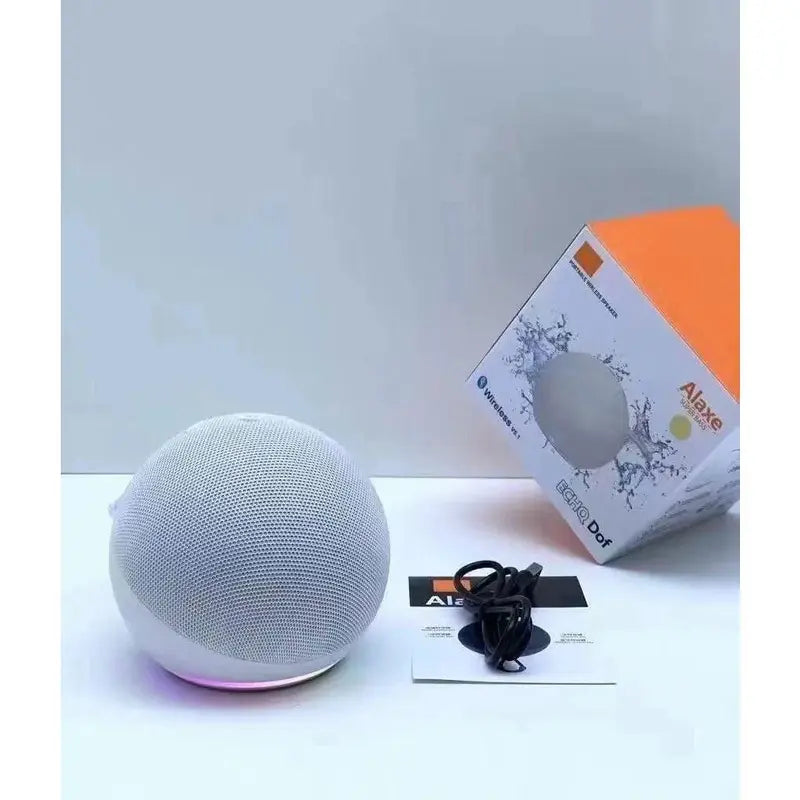 Compact Portable Wireless Bluetooth Speaker with RGB Lighting, Waterproof Subwoofer, USB Charging, and Multifunctional Features for Home and Outdoor Use