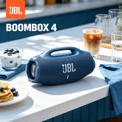 Rugged Wireless Boombox Speaker - IP68 Waterproof and Dustproof with Enhanced Bass for Outdoor Entertainment
