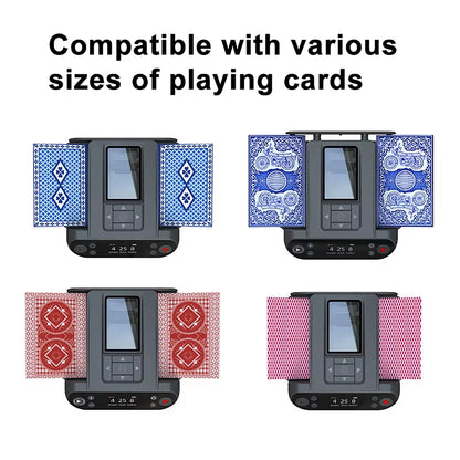 Automatic Card Dispenser for Outdoor Camping, Birthday Parties Adjustable Card Dealing Speed Desktop Gaming Equipment Card Machi